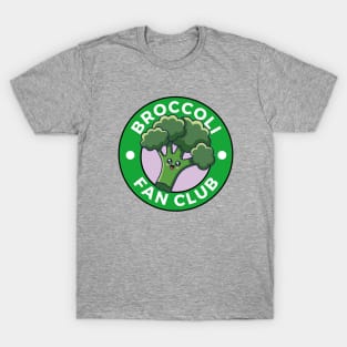 Broccoli Fan Club Cute Logo T-Shirt